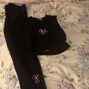 Agent Provocateur 2 Piece- Set Black & Pink